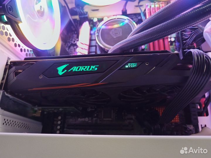 Видеокарта rx580 8gb aorus