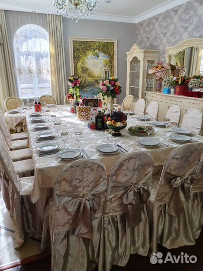 Прокат столов, стульев и посуды