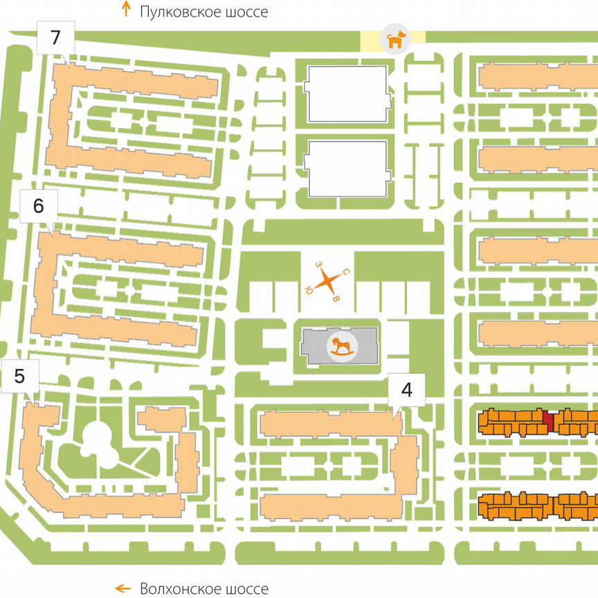 2-к. квартира, 53,7 м², 5/5 эт.