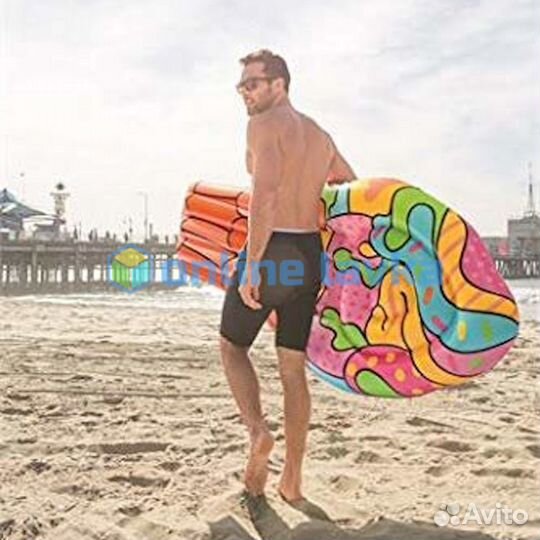 Надувной матрас Мороженое поп-арт 188*95