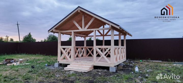 Беседка под ключ