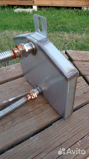 Теплообменник с гофрами