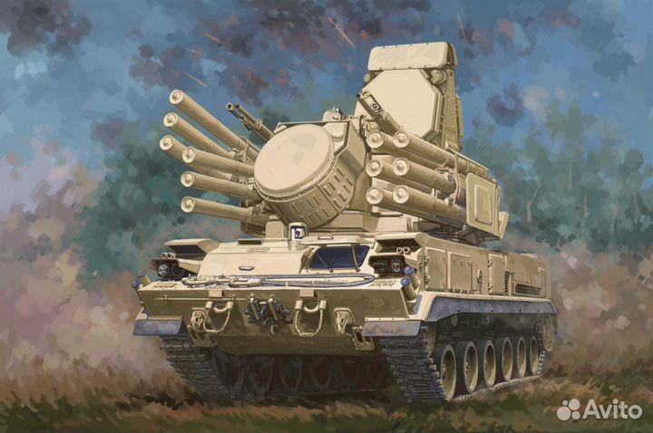 Trumpeter Российский зрпк 96К6 Панцирь-С1 на гусен