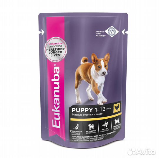 Корм для щенков влажный Eukanuba Puppy All Breed