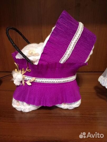 Коляска из памперсов Huggies