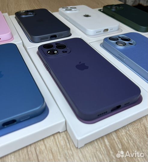 Чехол стеклянный айфон 11-12-13-14 Magsafe