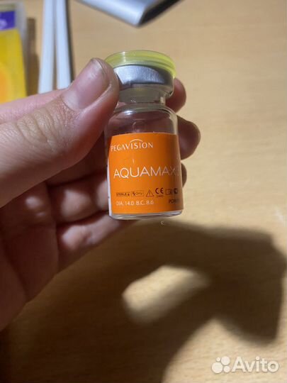 Линзы aquamax38 -1.00(1шт)