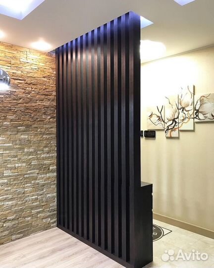 Реечные перегородки