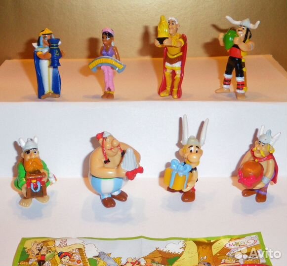 Астерикс и римляне, викинги, юбилей киндер серии