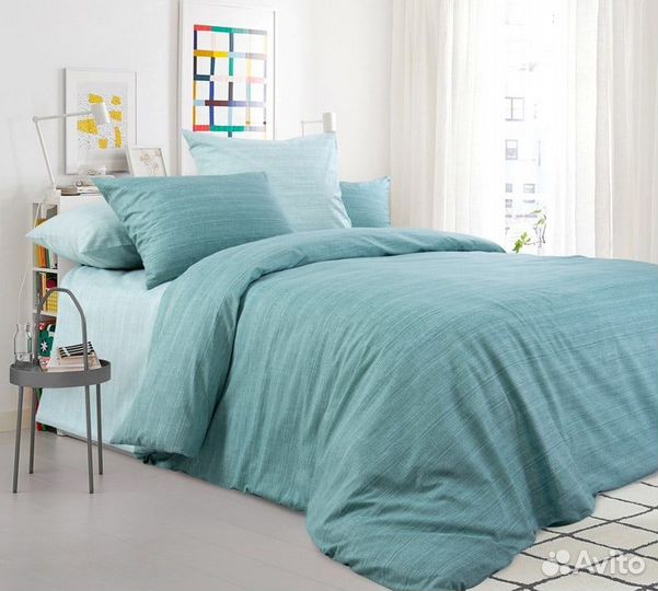 Однотонное постельное белье (все размеры)