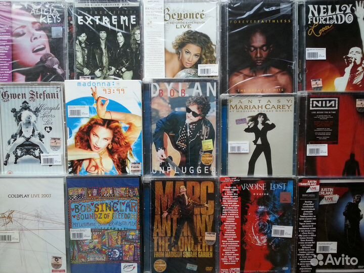 Музыка на CD и DVD (концерты) (Лицензия) (Новые)
