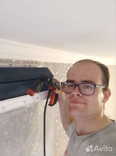 Чистка, обслуживание сплит-систем, кондиционера