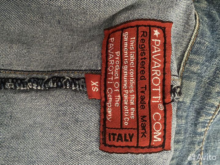 Рубашка джинсовая италия