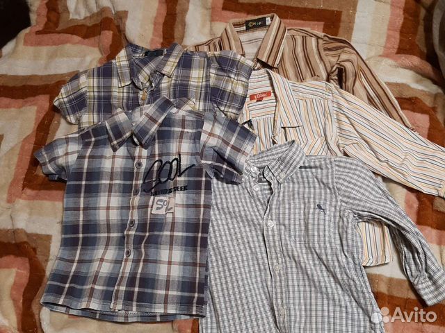 Рубашки для мальчиков 92-98