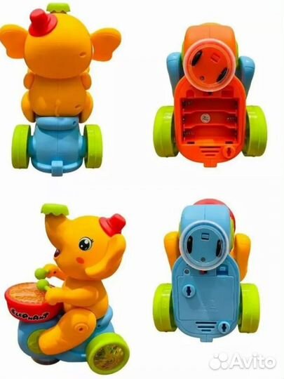 Игрушка слон барабанщик