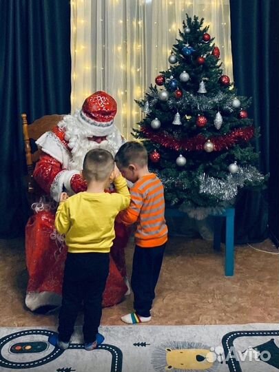 Настоящий Дедушка Мороз с Мишкой Тедди