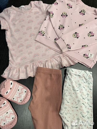 Пакет одежды 80 86 на девочку