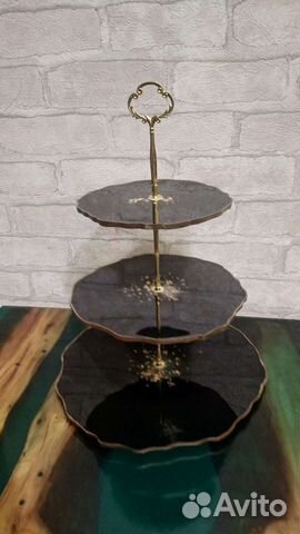 Ваза для фруктов, эпоксидная смола