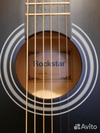 Акустическая гитара rockstar 3810 (новая)