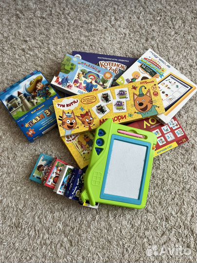 Игра настольная Мэмори три кота