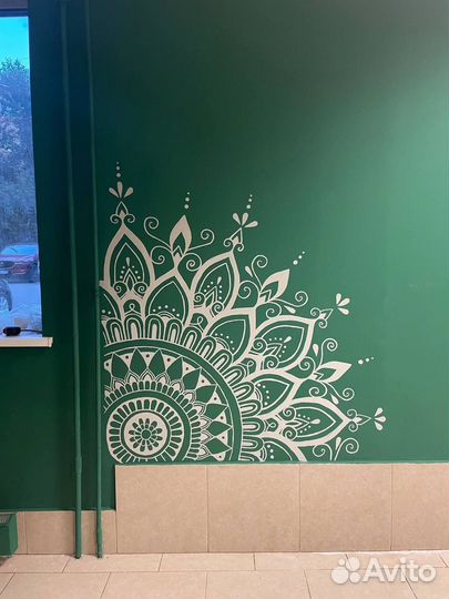 Роспись стен,эскиз по фото