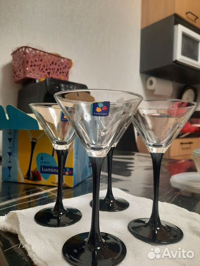 Бокалы под мартини