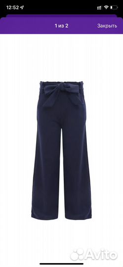 Брюки карго для девочки