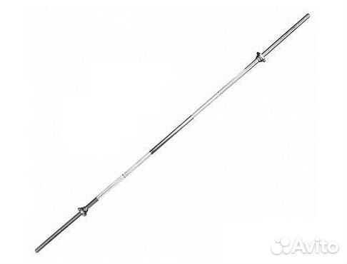 Гриф для штанги 2.13 м, замок гайка, диаметр 25 мм