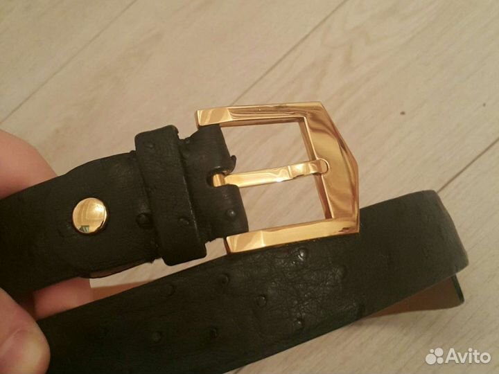 Мужской кожаный ремень zilli