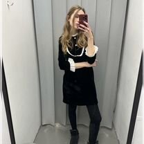 Платье бархатное Zara