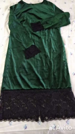 Бархатное платье