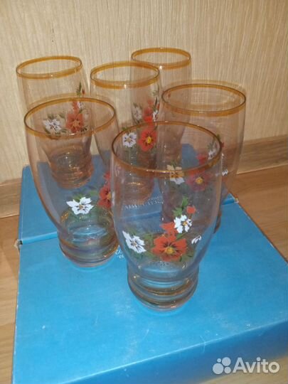 Новый набор стаканов 6шт