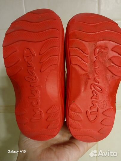 Детские резиновые сапоги 24 размер