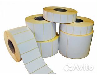 Термоэтикетки эко все размеры белые маркетплейс