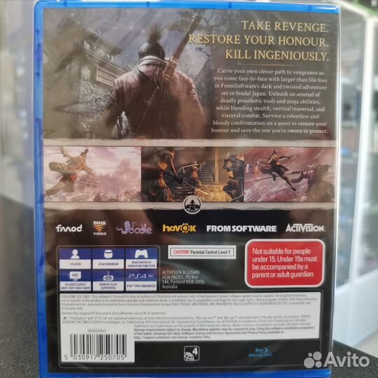 Sekiro: Shadows Die Twice goty PS4 (новый)