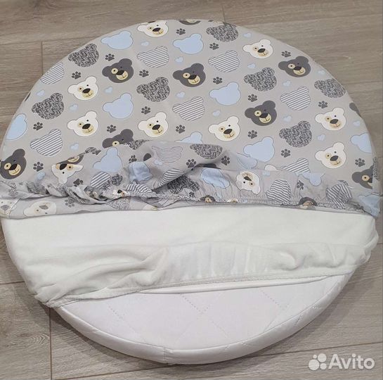 Матрас детский круглый 75 75