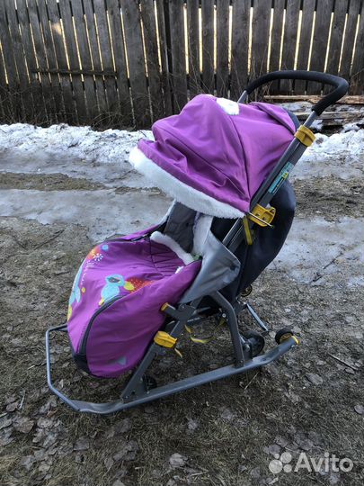 Коляска санки