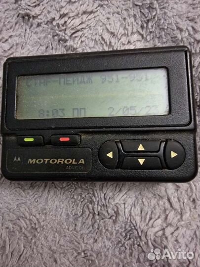 Пейджер Motorola advisor