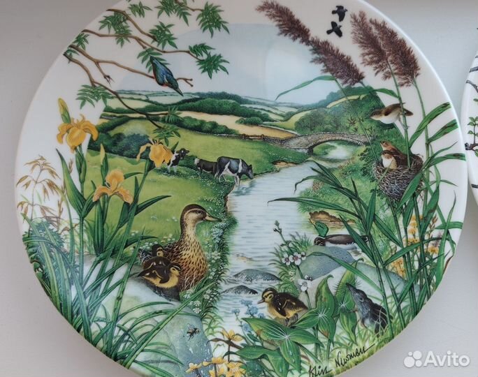 Винтажные тарелки фарфор Англия. Веджвуд Wedgwood