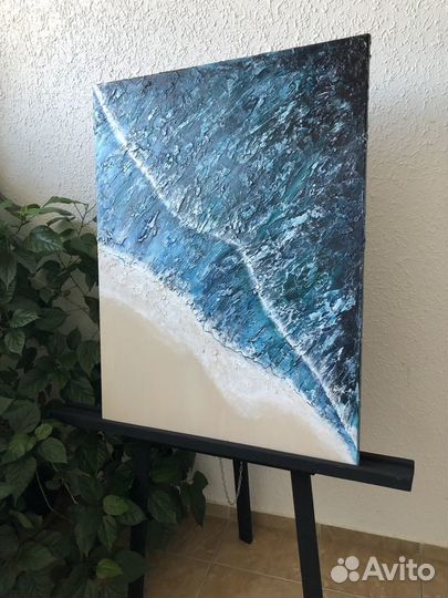 Картина абстрактная «Море»