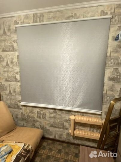 Рулонные шторы мини блэкаут Q8393