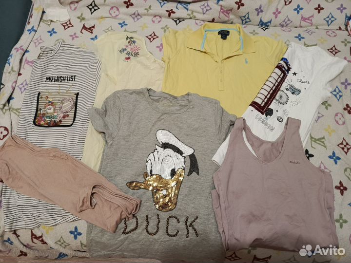 Вещи большой пакет на девочку р155-158