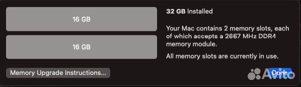 Apple iMac mini 2018 i5 6 core 32gb ddr4