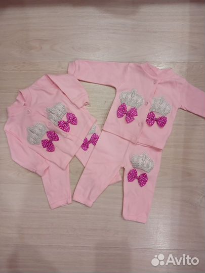 Детские вещи пакетом на девочку 56- 62