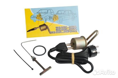 Подогрев антифриза на ваз, 0.6кВт 220в, в блок