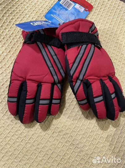 Перчатки зима новые 5/6 лет 2/3 года, 8/10 лет
