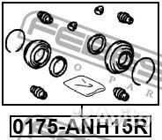 Ремкомплект суппорта тормозного заднего