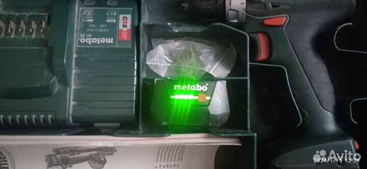 Шуруповерт metabo бу 12 v
