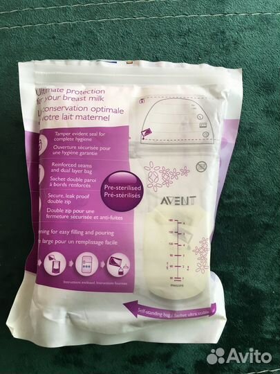 Пакеты для грудного молока