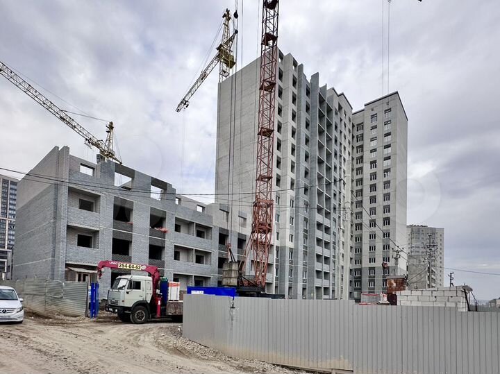 2-к. квартира, 61,6 м², 2/17 эт.